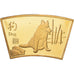 China, Medaille, Année du chien, Copper Gilt, STGL