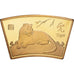 China, Medaille, Année du Tigre, Copper Gilt, STGL