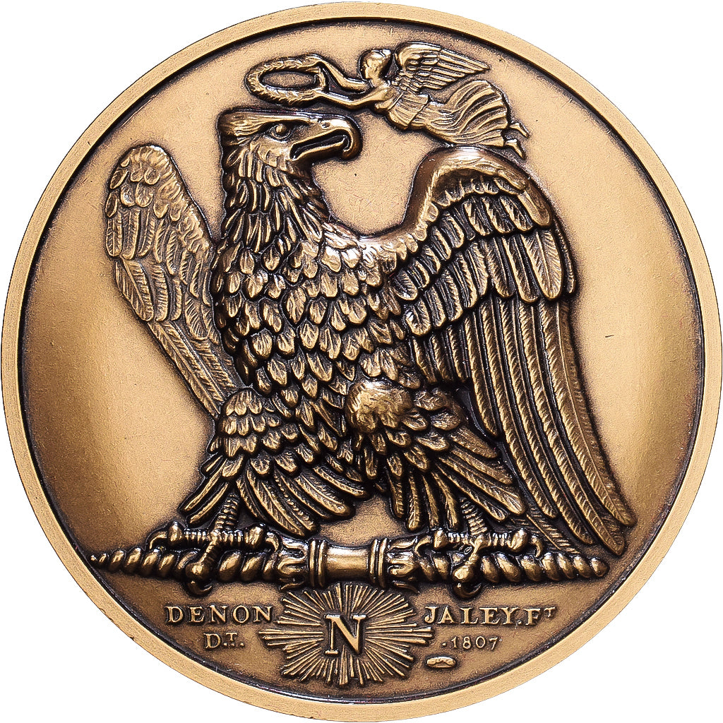 France, Medal, Napoléon Bonaparte, Campagne d'Egypte, Bronze, Denon, MS(63)