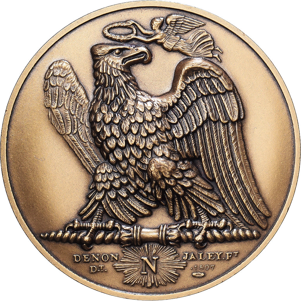 France, Medal, Napoléon Ier, Le Sénat et le Peuple, Bronze, Denon, MS(63)