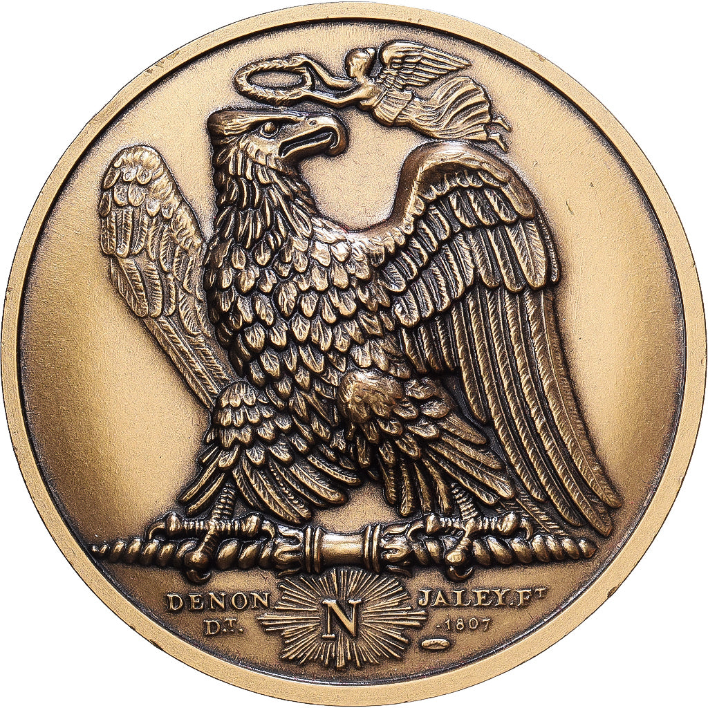 France, Medal, Napoléon Ier, Bataille de Waterloo (1815), Bronze, Denon, MS(63)