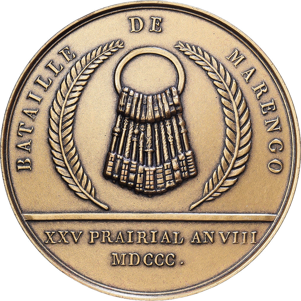 Francia, medaglia, Napoleon Ier , Bataille de Marengo, Bronzo, Denon, Restrike