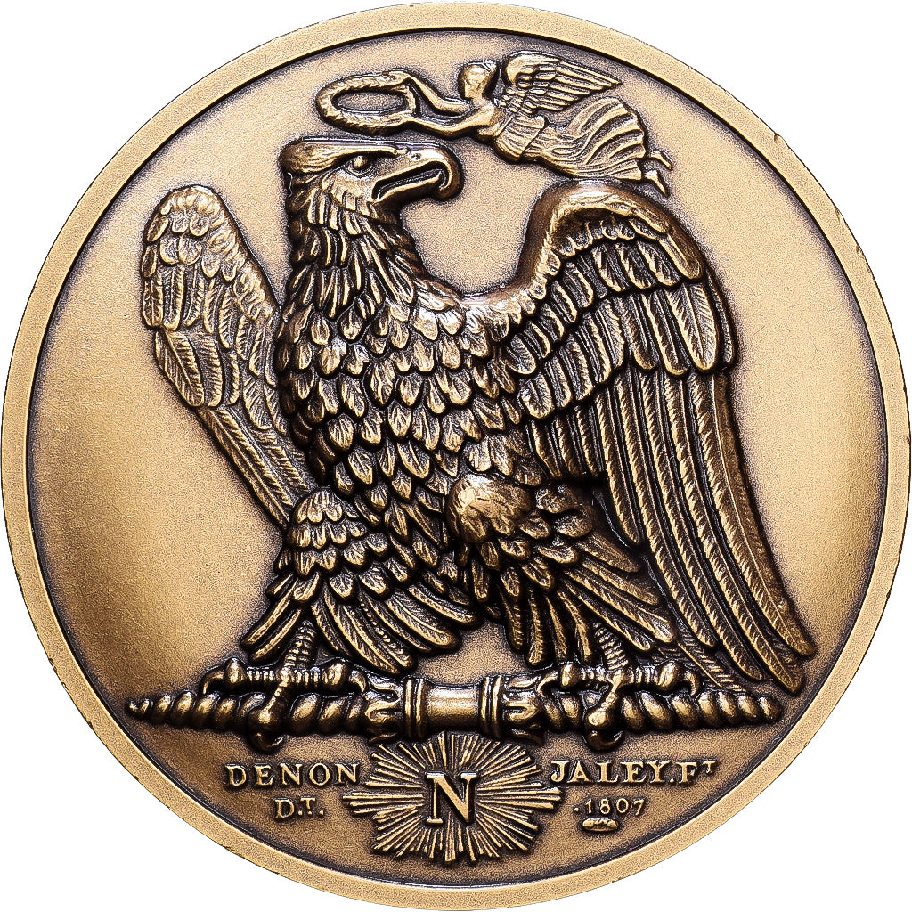 Francia, medalla, Napoléon Ier, Bataille d'Iena, Bronce, Denon, Restrike, SC