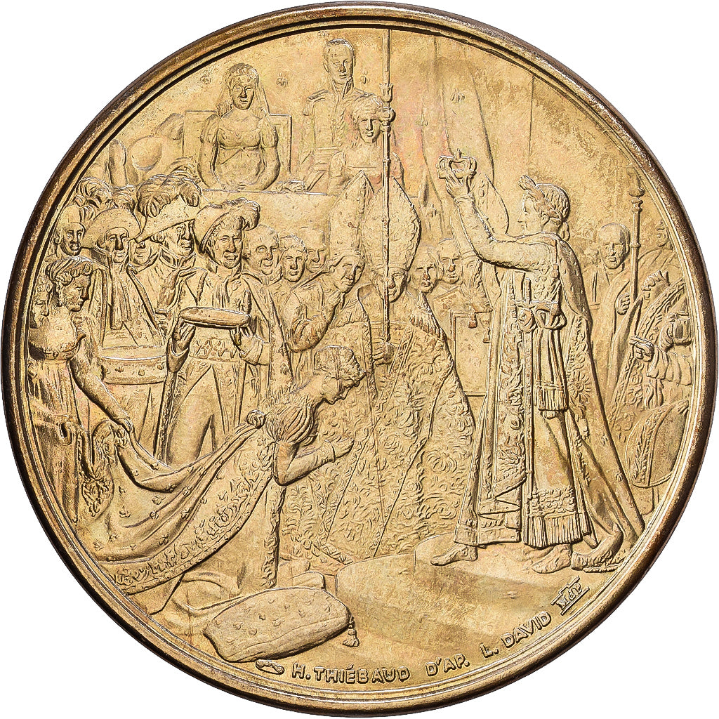 Frankreich, Medaille, Le sacre de Napoléon Ier par Pie VII, Copper-nickel