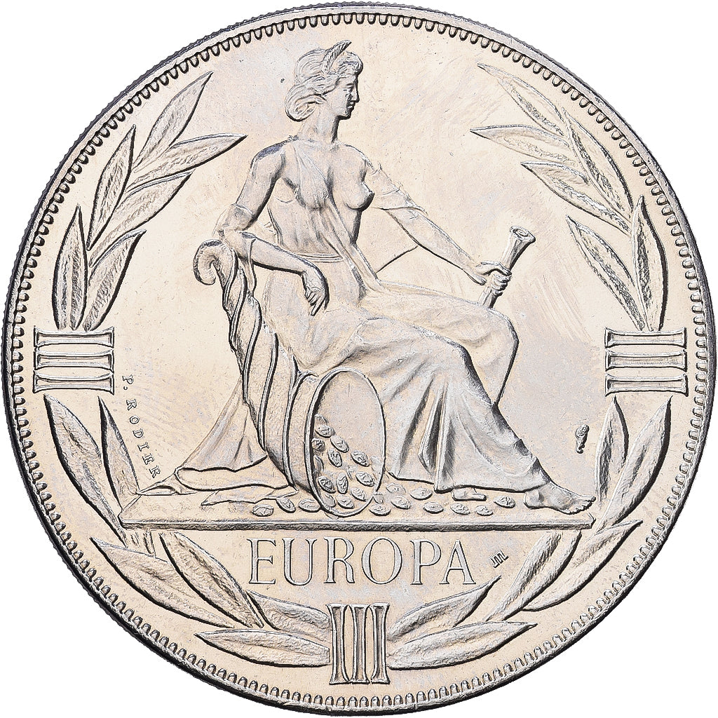 Francia, medalla, Ecu Europa, 1982, Cobre - níquel, SC+