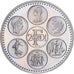 France, Medal, Coq, Fin du Cours Légal du Franc, 2001, Copper-nickel, MS(64)
