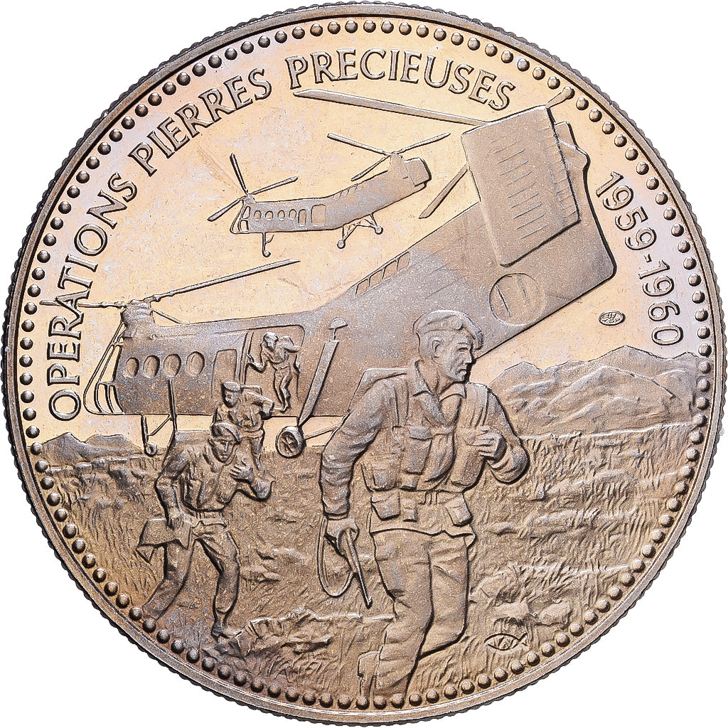 France, Medal, Guerre d'Algérie, Opérations Pierres Précieuses