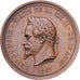 Francja, medal, Napoléon III, Visite de la Chambre de Commerce de Lille, 1867