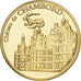 Francia, zeton, Château de Chambord, Cobre - níquel dorado, MBC