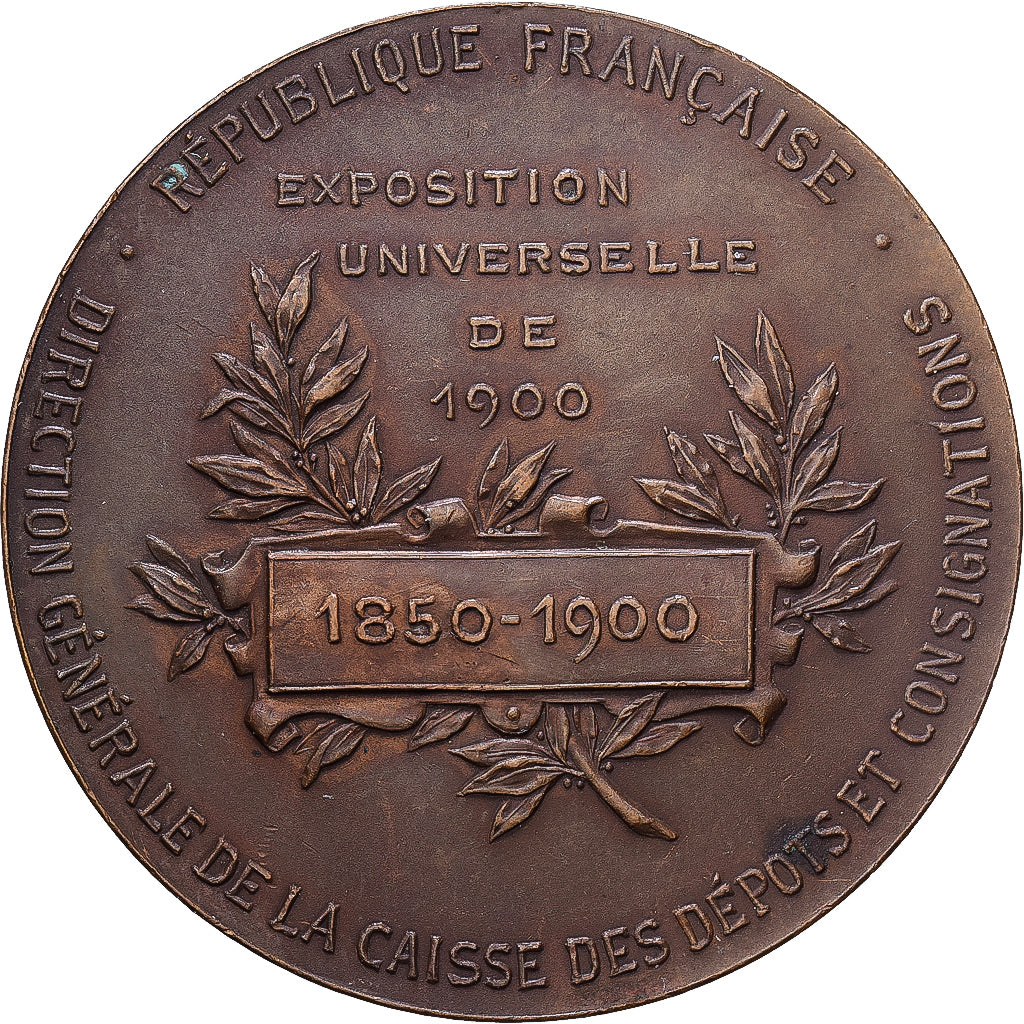 Francia, medalla, Caisse Nationale des Retraites pour la Vieillesse, 1900