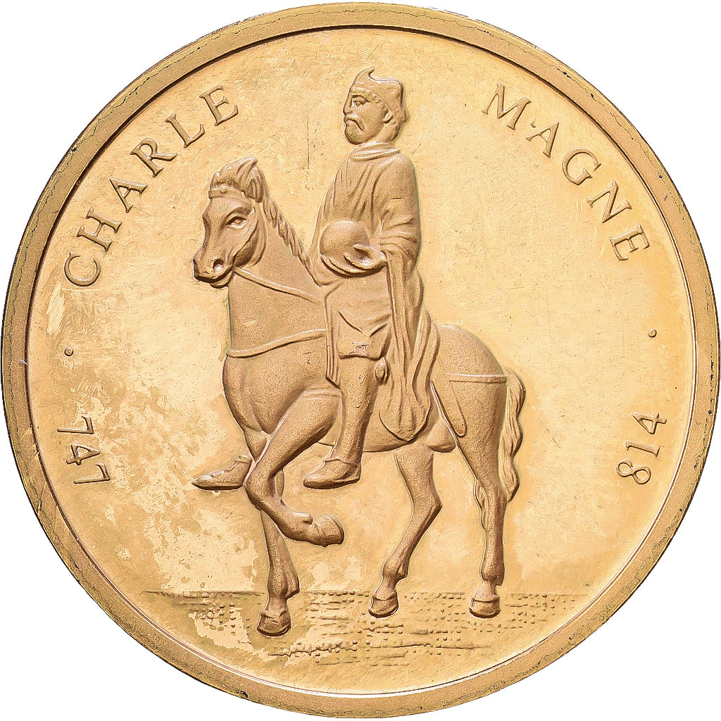 Francia, ficha, Ecu, Charlemagne, 1993, Rame-nichel-alluminio, SPL-