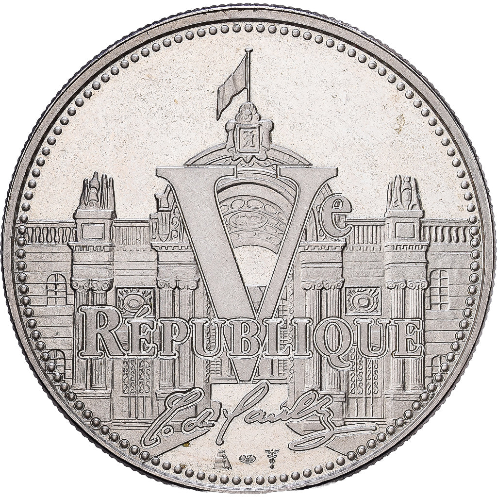 Francia, medalla, Vème République, Charles De Gaulle, Cobre - níquel, EBC