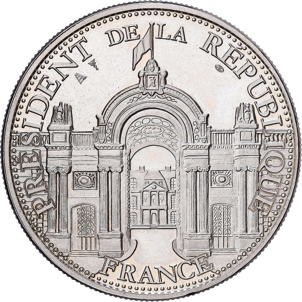 Francia, medalla, Les Présidents de la République, Jacques Chirac, Cobre -