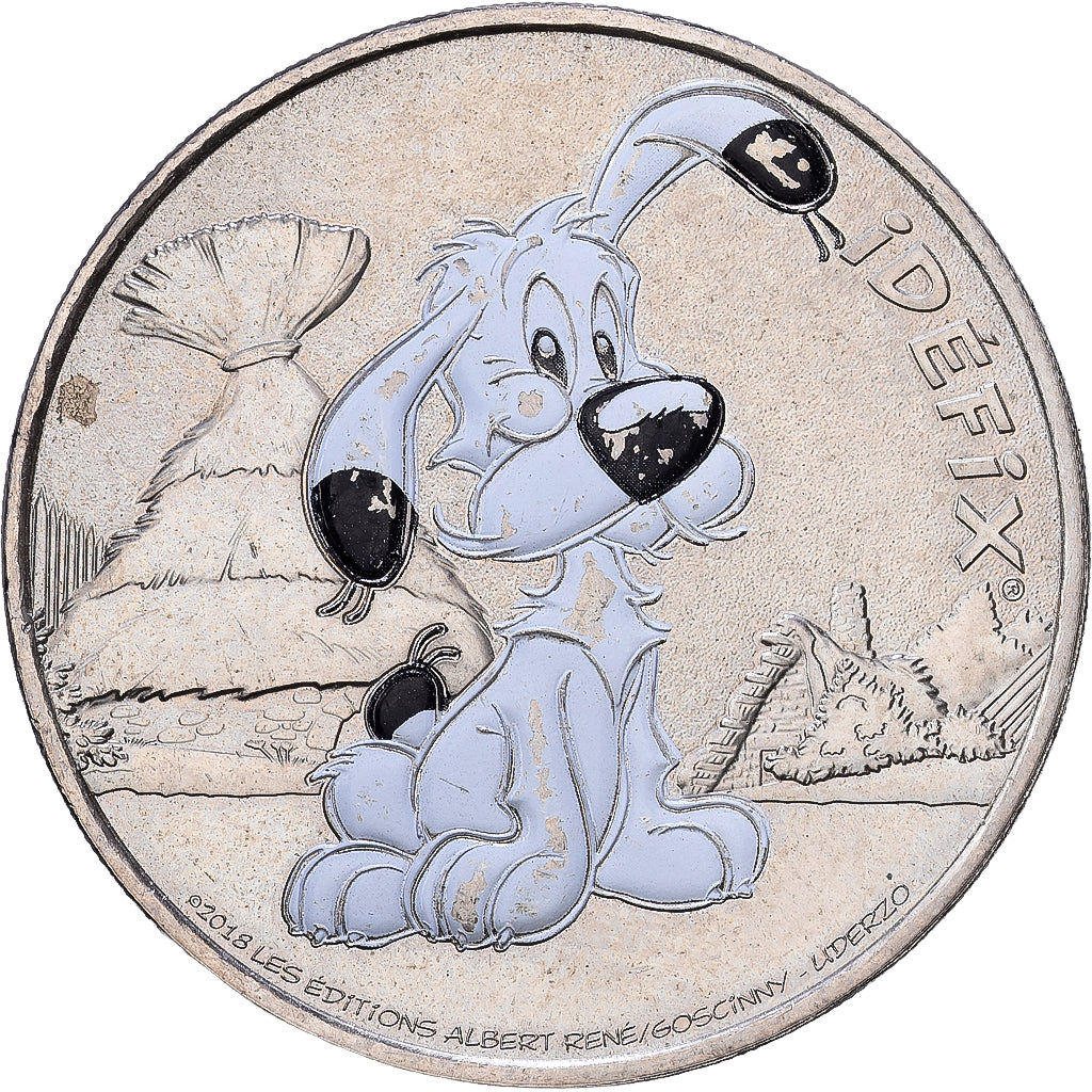 Francia, zeton, Astérix - Idéfix, Cuproníquel, MDP, EBC