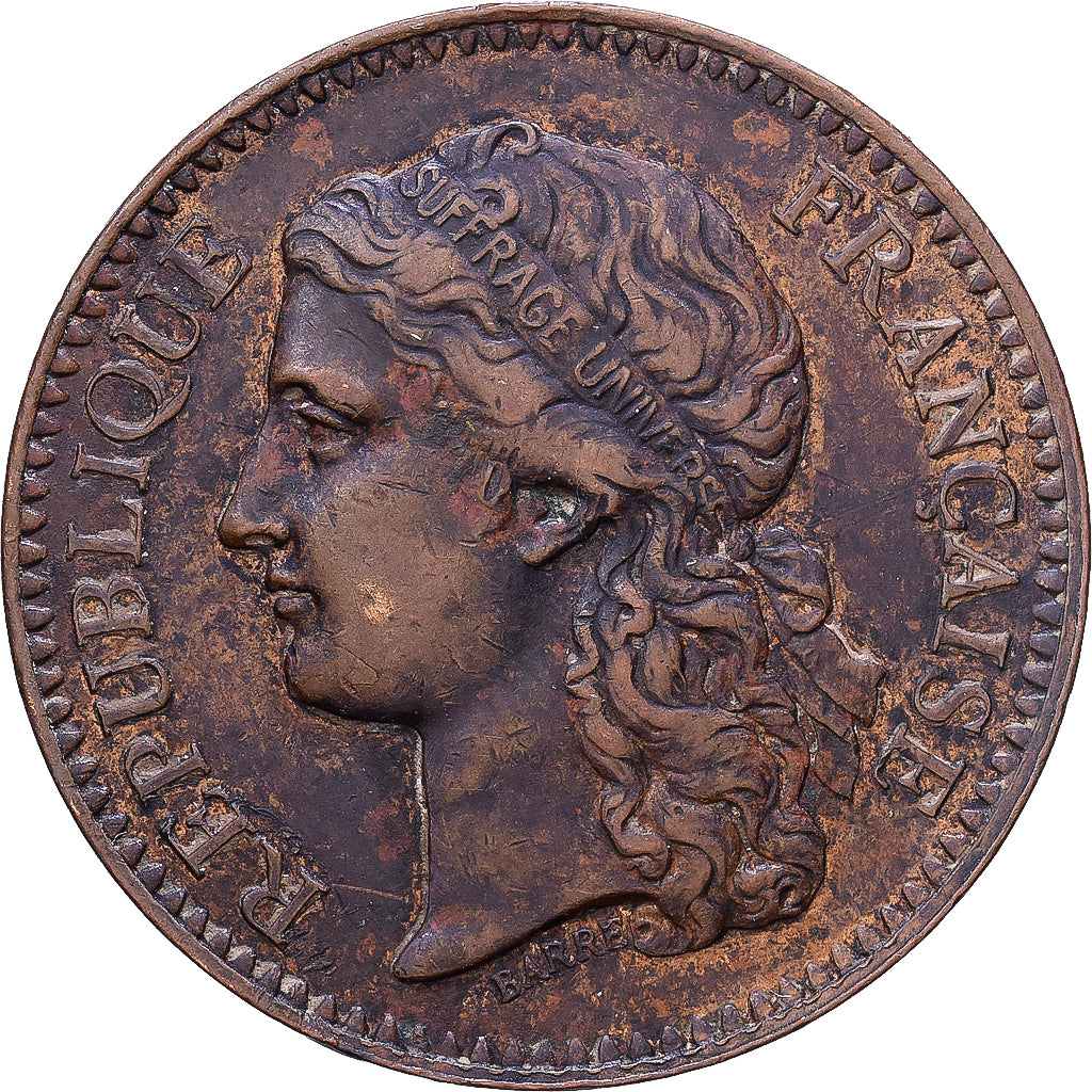 Frankrijk, Medaille, Exposition universelle de Paris, 1878, Bronzen, Barre, ZF