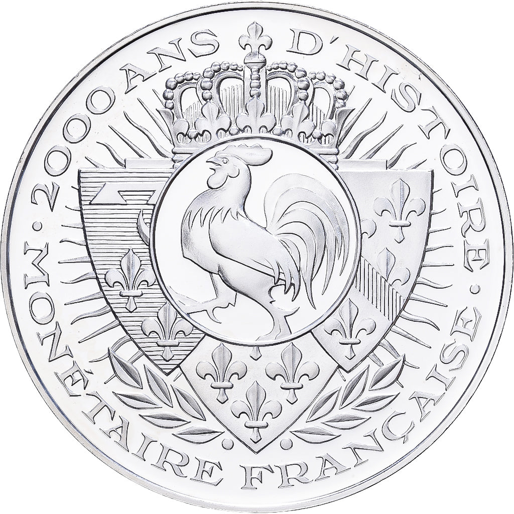 Frankreich, Medaille, 2000 Ans d'Histoire Monétaire, La Gaule, Vercingétorix