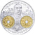 Frankreich, Medaille, Histoire Monétaire, 25 Centimes Lindauer, Silber, STGL