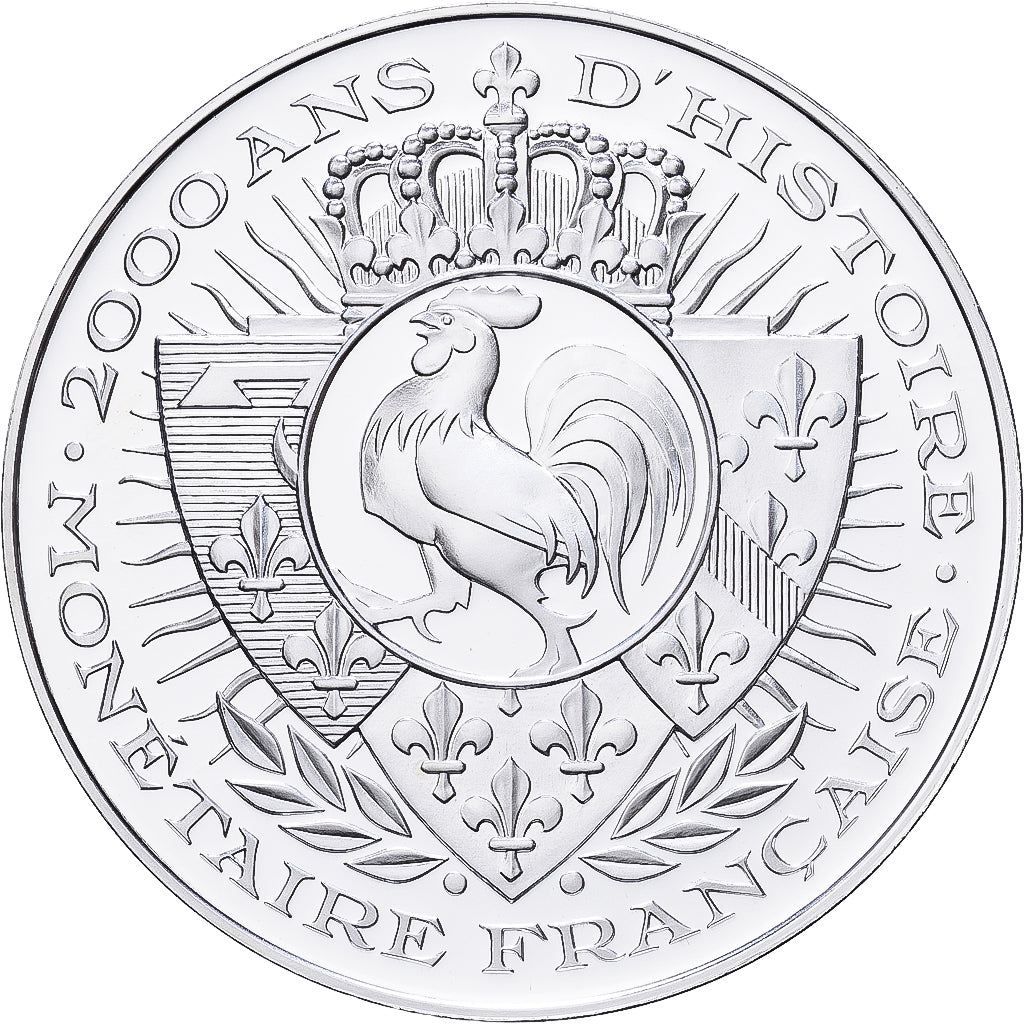 Frankreich, Medaille, Histoire Monétaire, 20 Francs Marianne, Silber, STGL