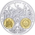 Frankreich, Medaille, Histoire Monétaire, 5 Francs Union et Force, Silber, STGL