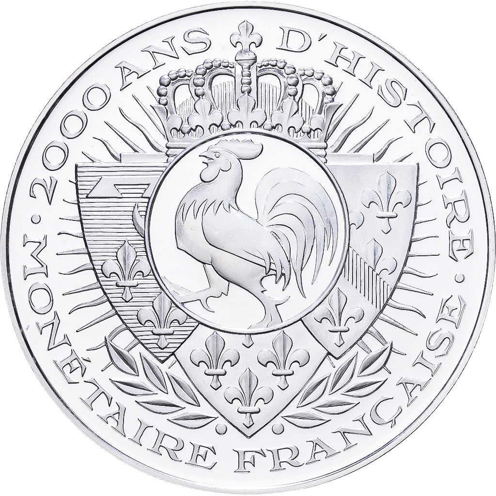 Frankreich, Medaille, 2000 Ans d'Histoire Monétaire, Triens Mérovingien