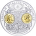 Francia, medalla, Histoire de la Monnaie Française, Ecu Constitutionnel, Plata