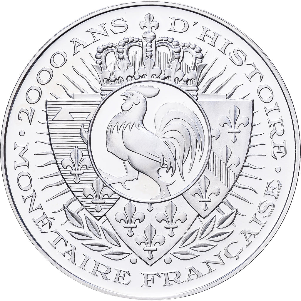 Francia, medalla, 2000 Ans d'Histoire Monétaire, Louis d'Or, Plata, FDC