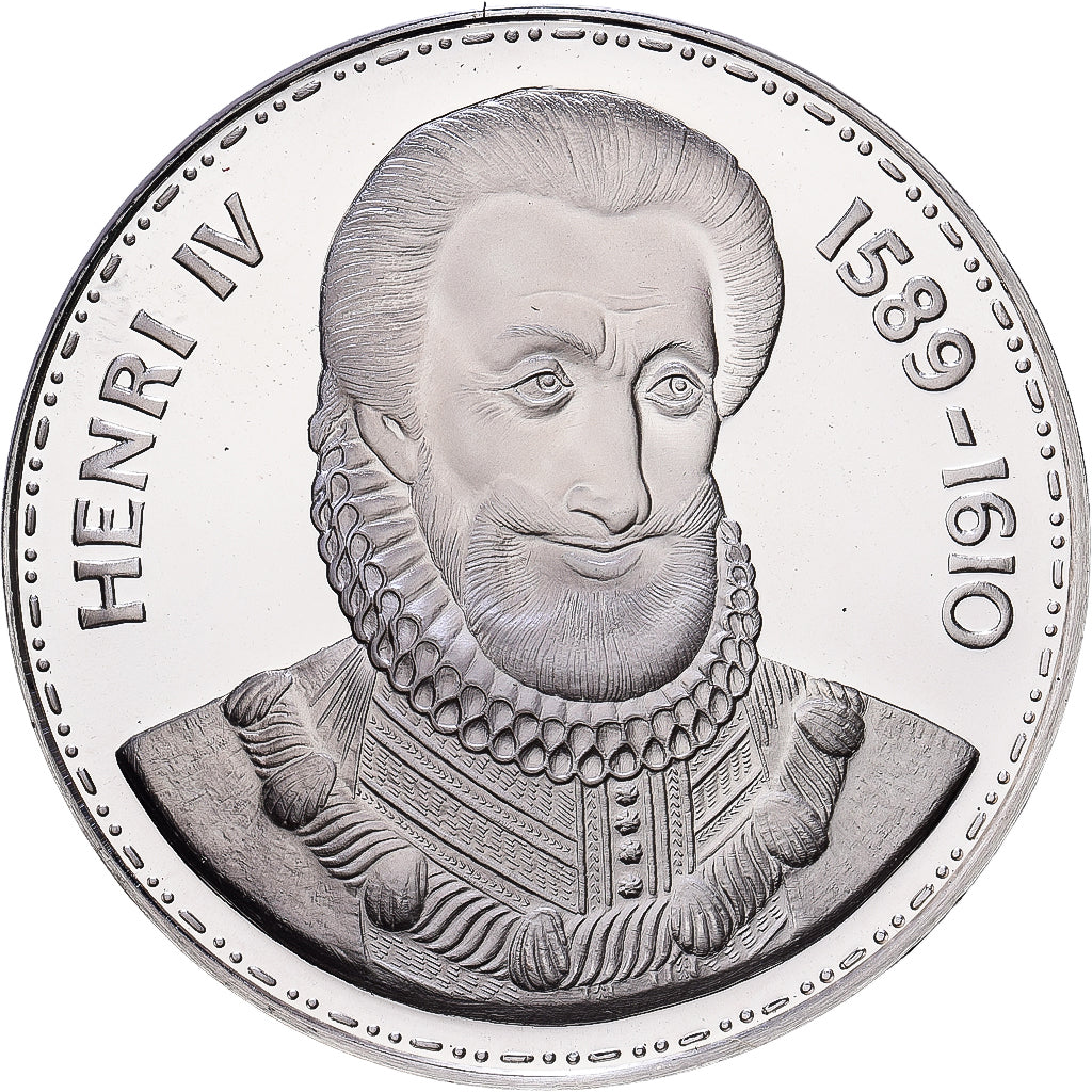 France, Medal, Henri IV, Silver, MS(64)