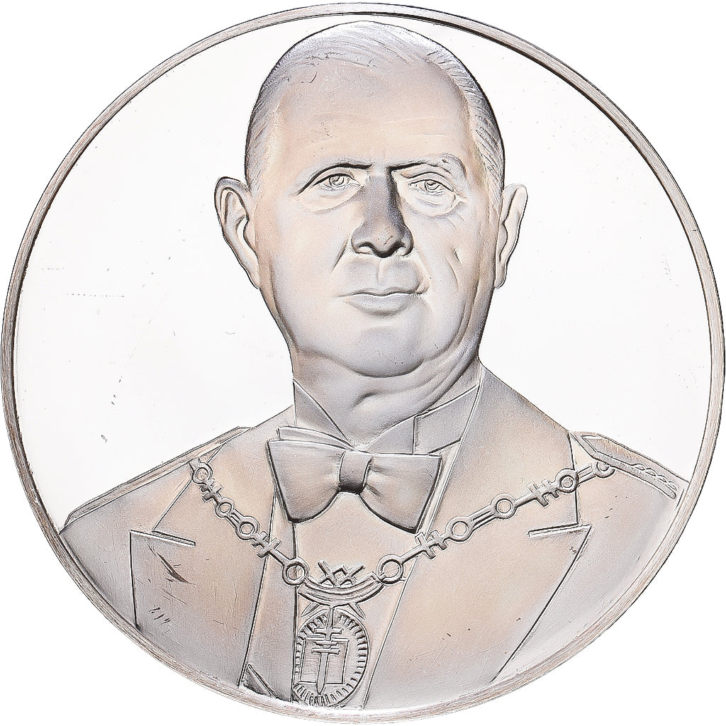 Francia, medalla, Charles De Gaulle, Plata, SC+