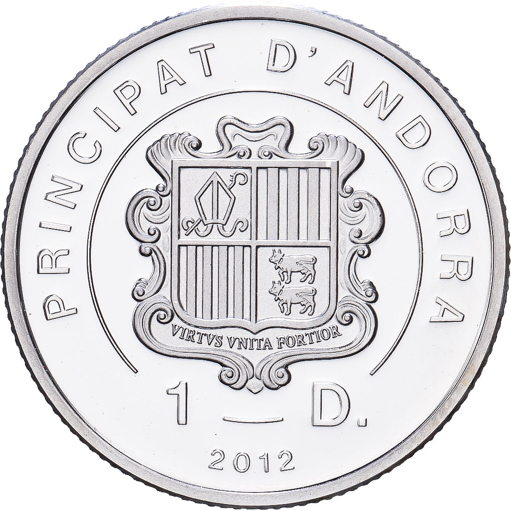 Andorre, Diner, 2012, Léon XIII, Argent, FDC