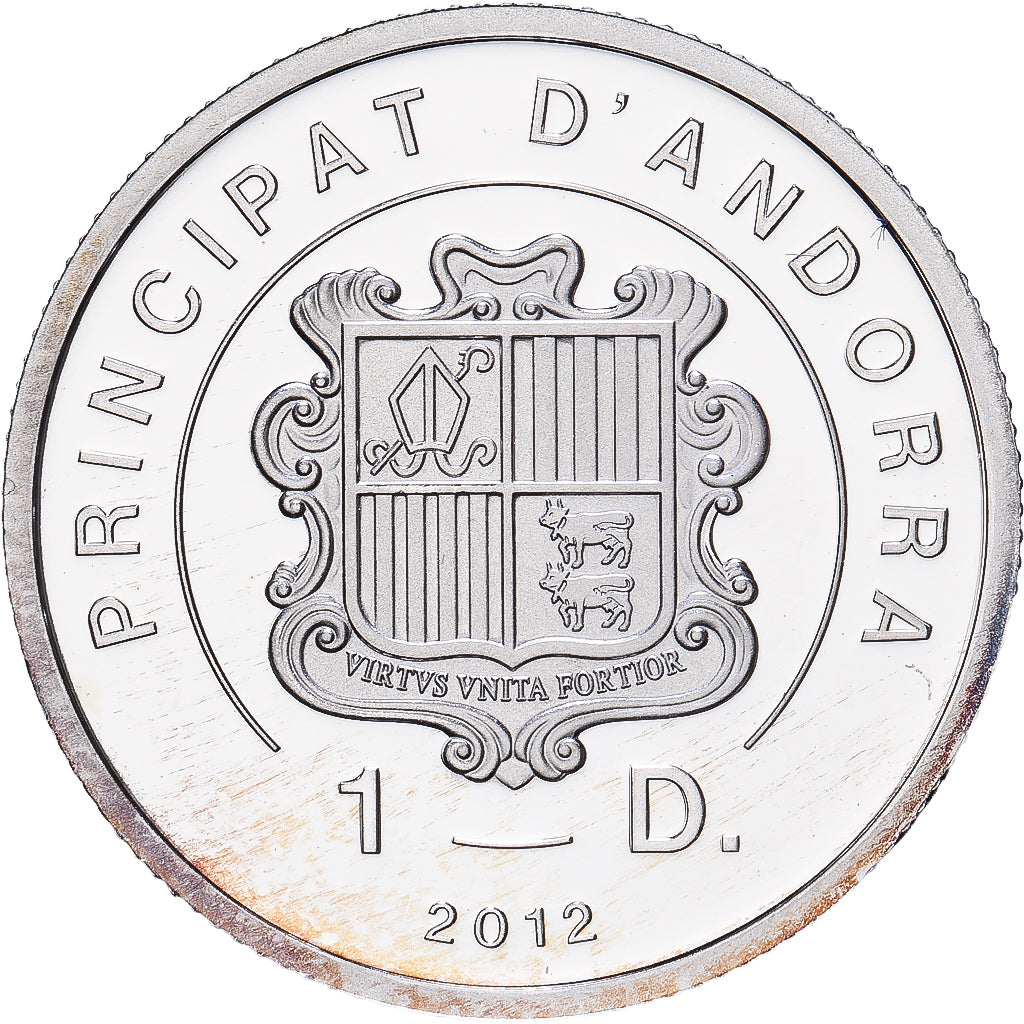 Andorra, Diner, 2012, Jean-Paul Ier, Silber, STGL