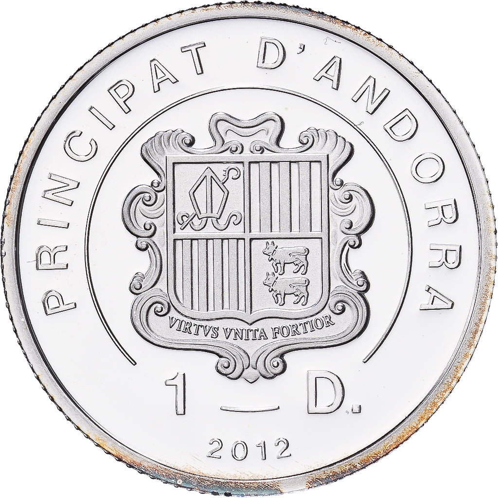 Andorre, Diner, 2012, Pie XI, Argent, FDC