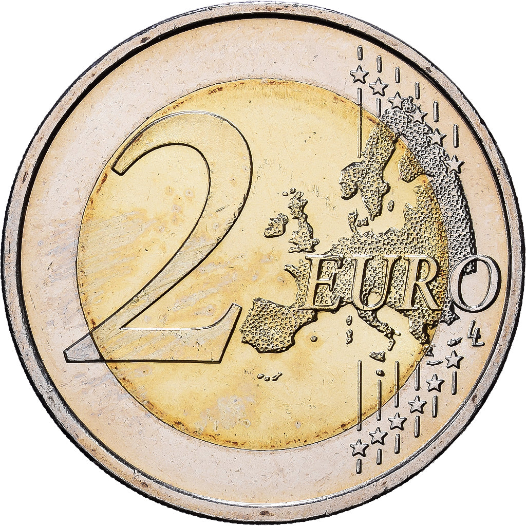 Latvia, 2 Euro, Colourized, 2014, Bi-Metallic, UNZ, KM:New
