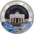 Germany, 2 Euro, Chute du mur de Berlin, Colourized, 2014, Bi-Metallic, MS(63)