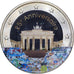 Germany, 2 Euro, Chute du mur de Berlin, Colourized, 2014, Bi-Metallic, MS(63)