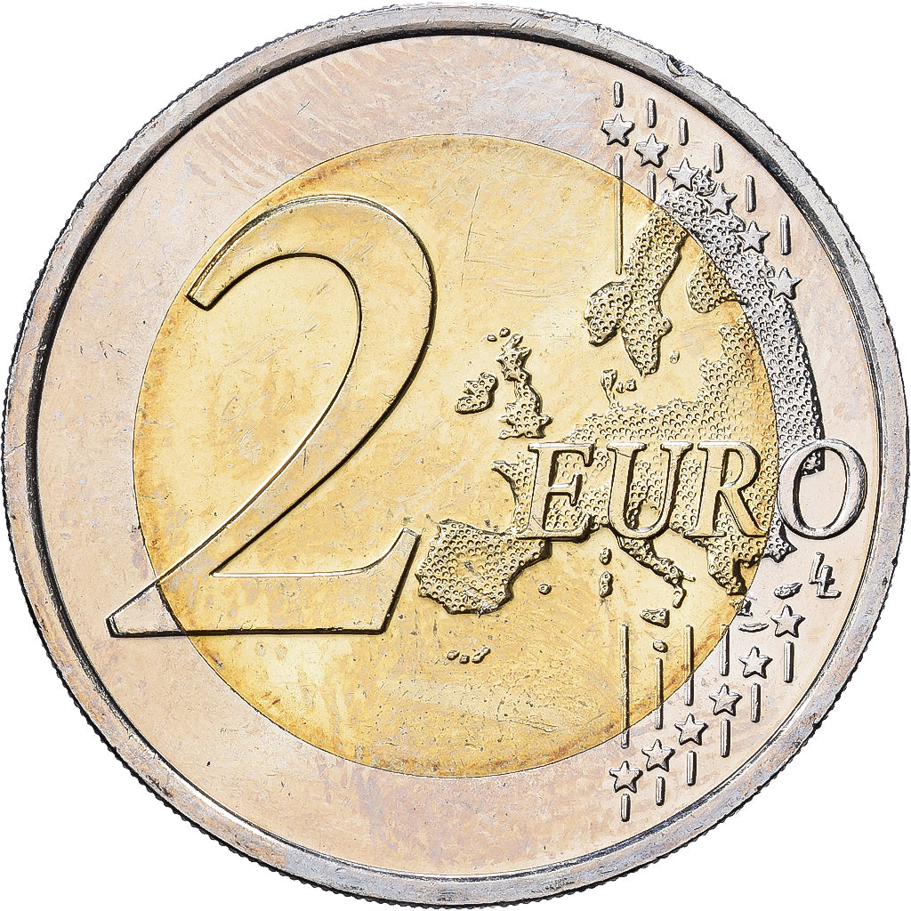 Slovakia, 2 Euro, Colourized, 2014, Bi-Metallic, MS(63), KM:New
