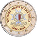 Malta, 2 Euro, Colourized, 2014, Bi-Metallic, UNZ, KM:New