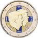 Netherlands, 2 Euro, Willem-Alexander, Colourized, 2014, Bi-Metallic, MS(63)