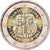 Slovakia, 2 Euro, Colourized, 2013, Stuttgart, Bi-Metallic, MS(63), KM:New