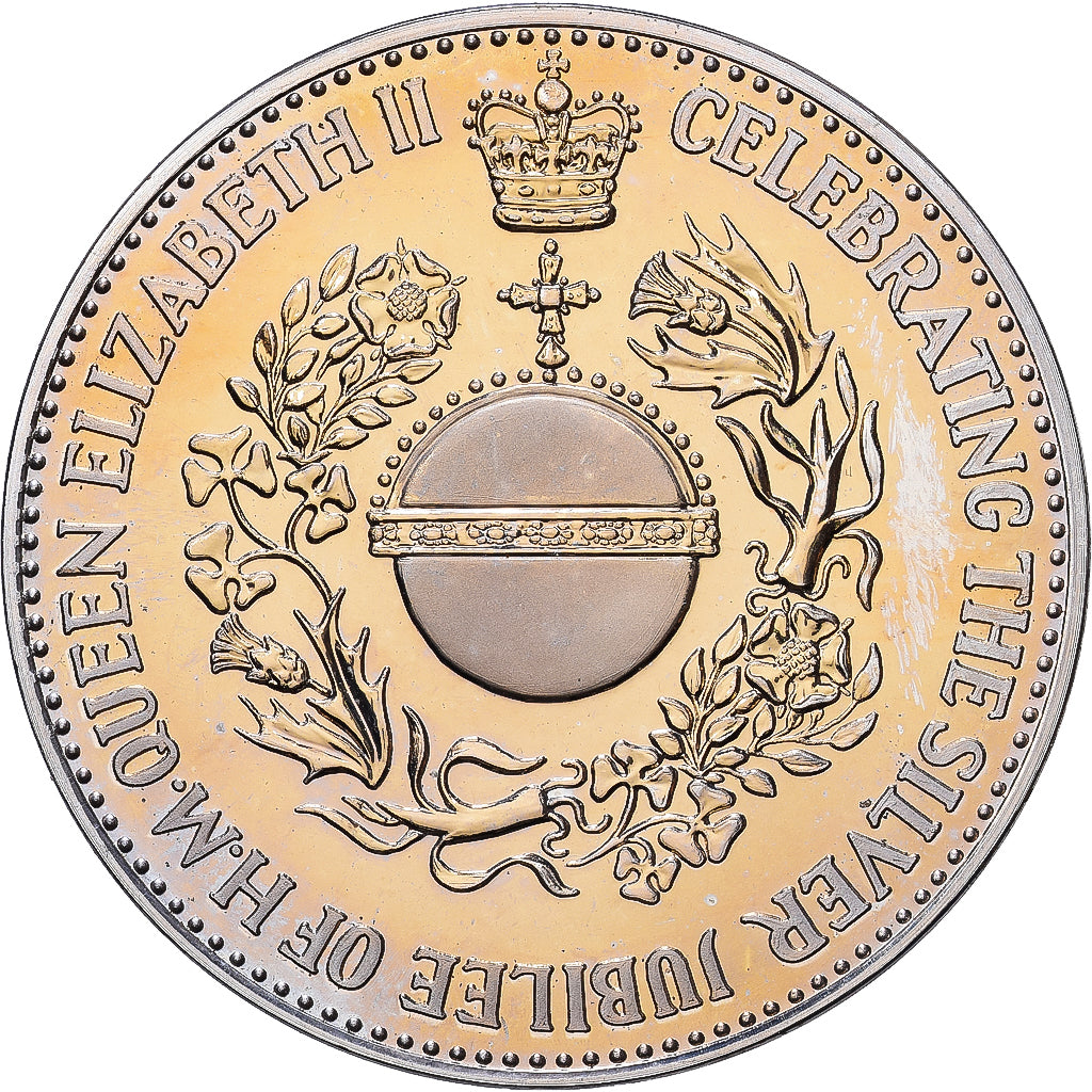 Royaume-Uni, Médaille, Queen Elizabeth II, Silver Jubilee, 1977, Cupro-nickel