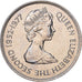 Saint Helena, Elizabeth II, 25 Pence, Crown, 1977, Miedź-Nikiel, AU(55-58)