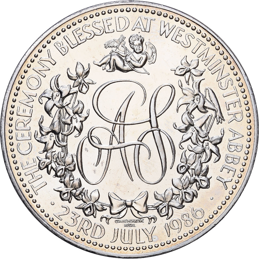 Royaume-Uni, Médaille, Mariage de Sarah Ferguson et d’Andrew d’York, 1986