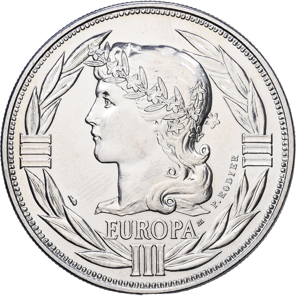 France, Médaille, Ecu Europa, Politics, 1985, SPL, Cupro-nickel