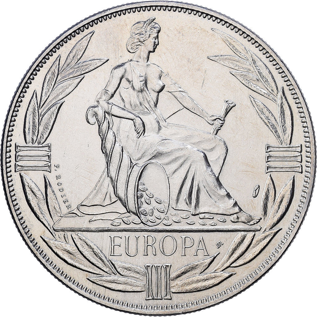 Frankrijk, Medaille, Ecu Europa, 1981, Cupro-nikkel, UNC-