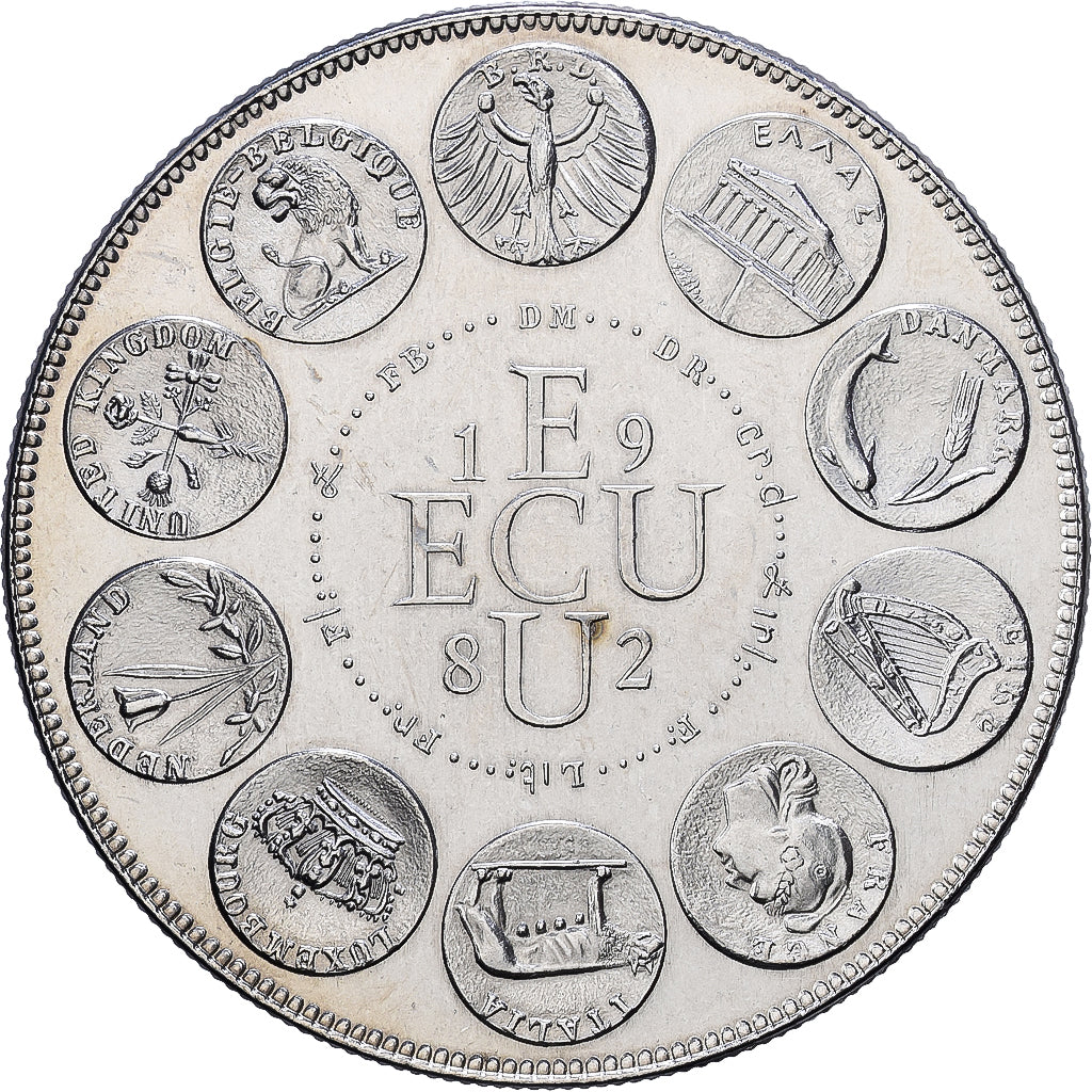 Frankrijk, Medaille, Ecu Europa, 1982, Cupro-nikkel, UNC-