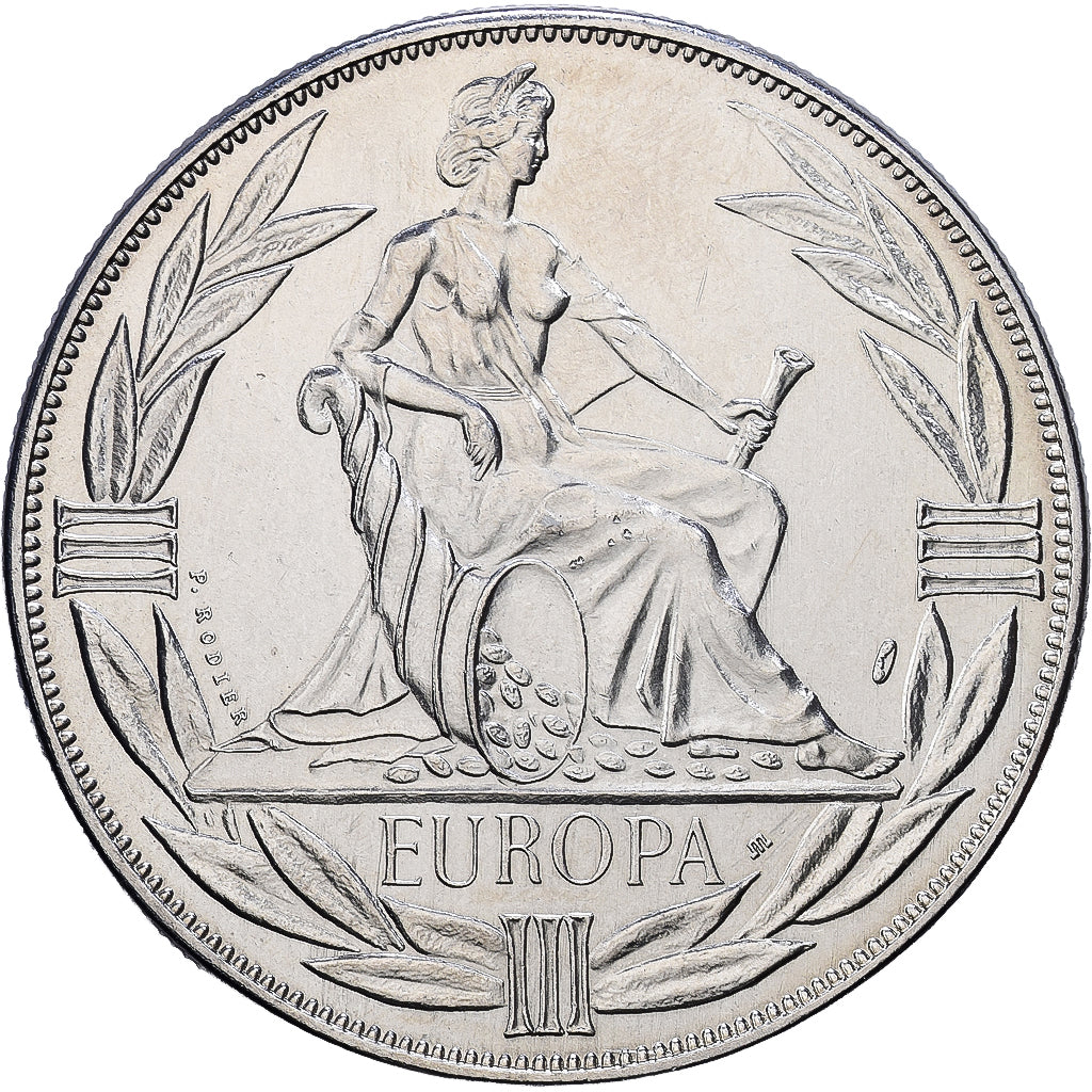 Frankrijk, Medaille, Ecu Europa, 1982, Cupro-nikkel, UNC-