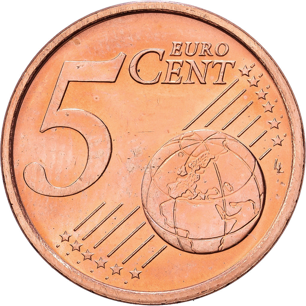 San Marino, 5 Euro Cent, 2004, SPL, Acciaio placcato rame, KM:442
