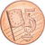 Vaticano, medaglia, 5 C, Essai-Trial Benoit XVI, 2008, SPL, Rame