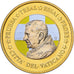 Vatican, Medal, 1 E, Essai-Trial Benoit XVI, 2007, Bi-Metallic, MS(63)