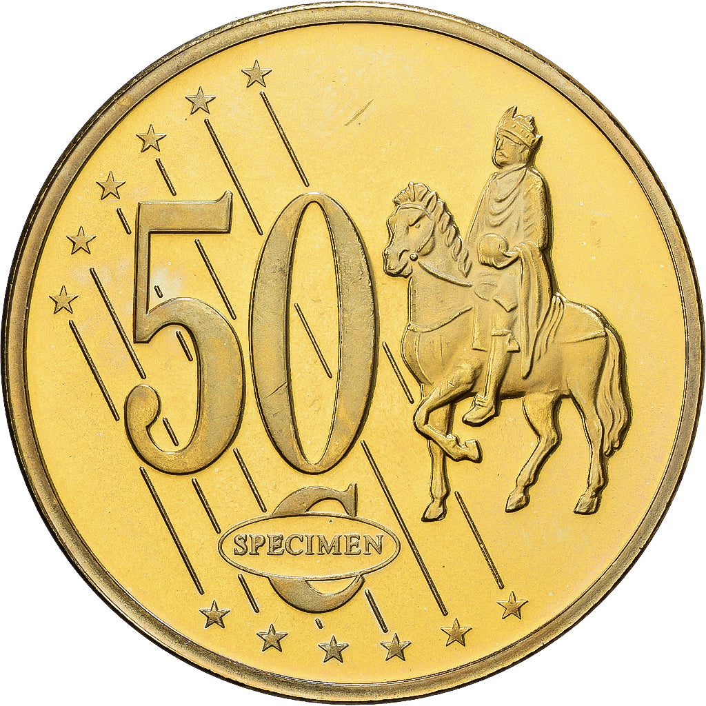 CITTÀ DEL VATICANO, 50 Euro Cent, 50 C, Essai-Trial Benoit XVI, 2007