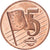 CITTÀ DEL VATICANO, 5 Euro Cent, 5 C, Essai-Trial Benoit XVI, 2007, Rame, SPL